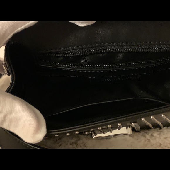 Michael Kors Studded Leather Crossbody - Picture 6 of 10